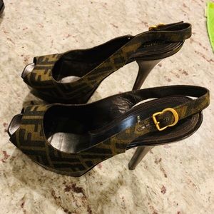 Fendi platform heels
